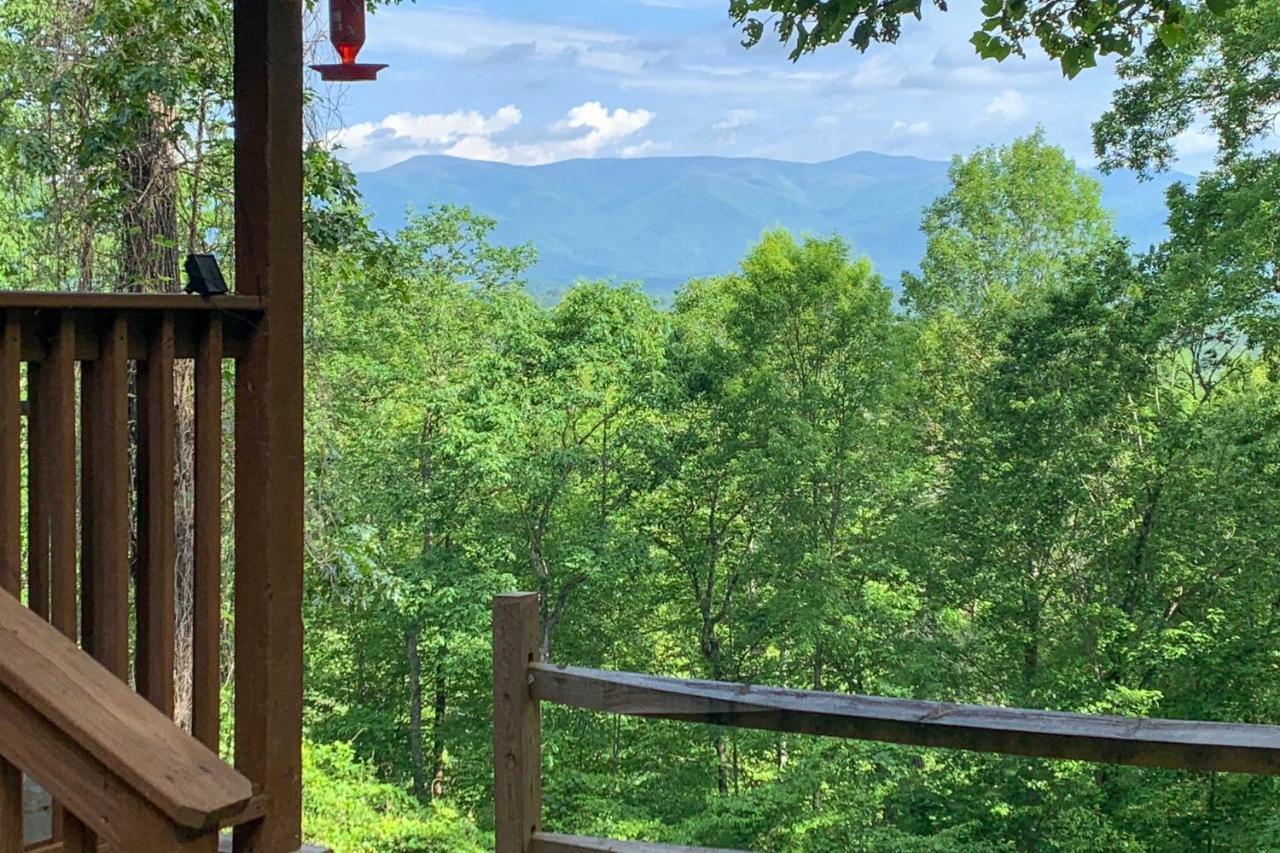 ブライソン・シティ Cozy Cabin With Hot Tub And Smoky Mountain Views!ヴィラ エクステリア 写真