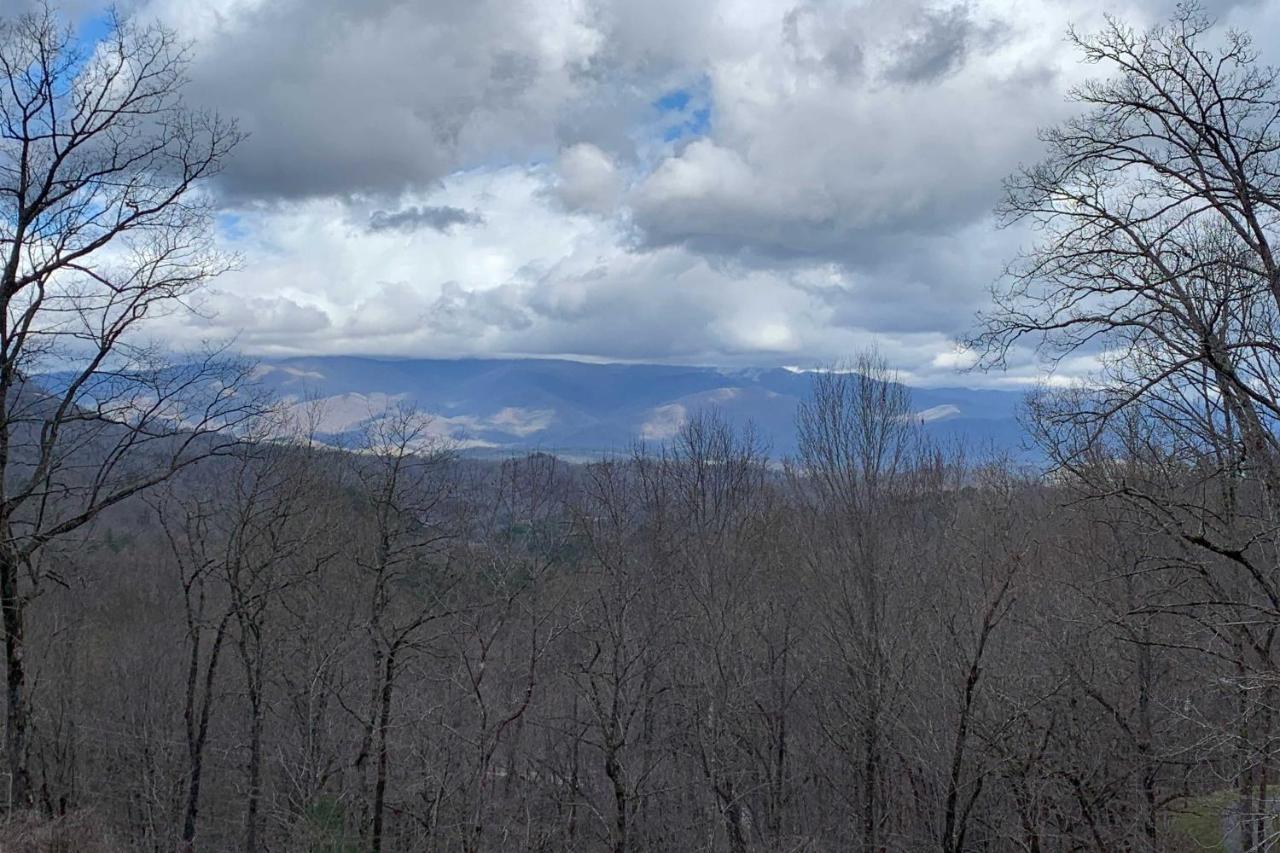 ブライソン・シティ Cozy Cabin With Hot Tub And Smoky Mountain Views!ヴィラ エクステリア 写真