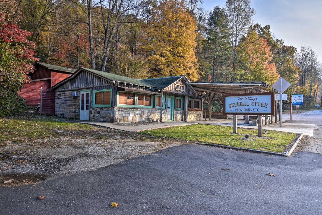 ブライソン・シティ Cozy Cabin With Hot Tub And Smoky Mountain Views!ヴィラ エクステリア 写真